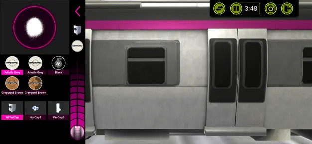 Train scene